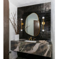 Handmade Wall Mount Mirror Marble Bathroom Vanity Sink