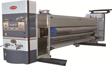 Flexo printer slotter die cutter with stacker