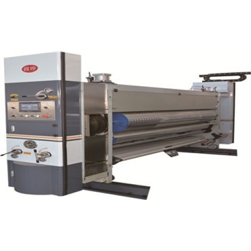 Flexo printer slotter die cutter with stacker