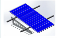 太陽光発電の太陽ブラケットの平らな屋上の取り付け構造
