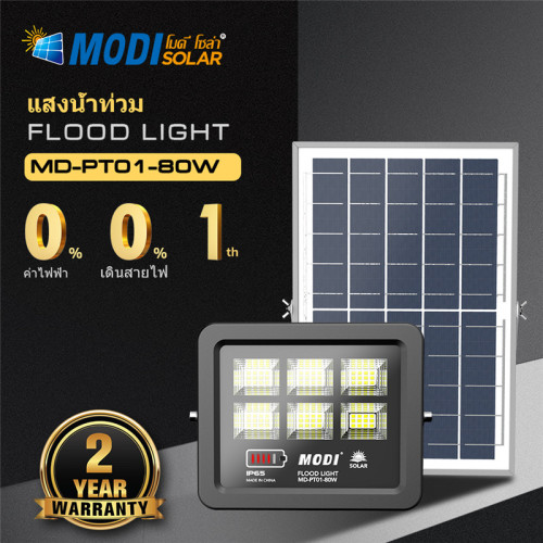 Đèn lũ mặt trời 80W