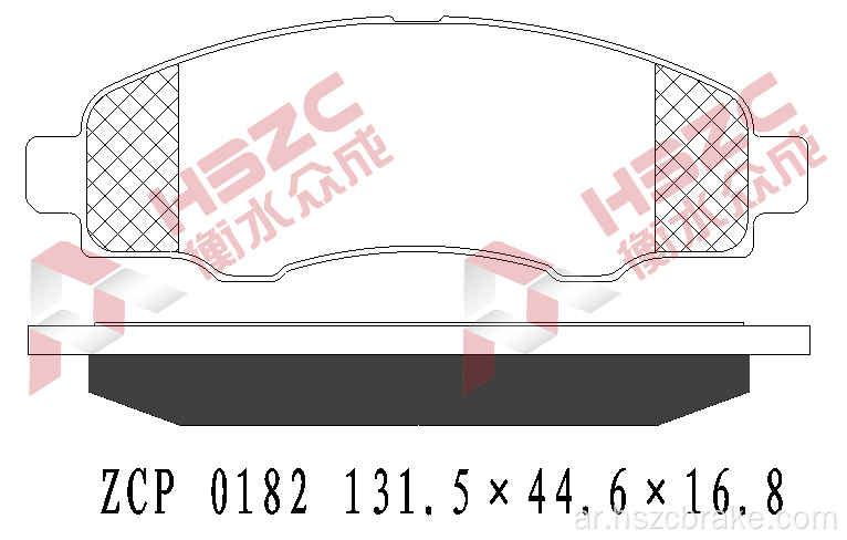 FMSI D1638 CAR CAR CERAMIC BRAKE BAKE FOR FORD