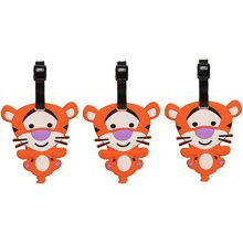 Custom Food Grade Silicone Cartoon Cute Luggage Tags