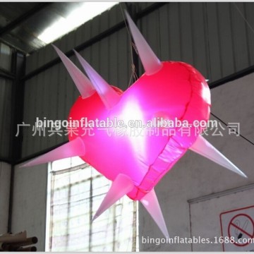 large inflatable heart replica for party bar decoration