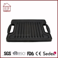 Double-faced dual purpose cast iron griddle pan