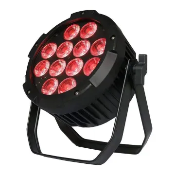 Waterproof RGBW 4-in-1 Par Can Stage Light - 12PCSX12W DMX