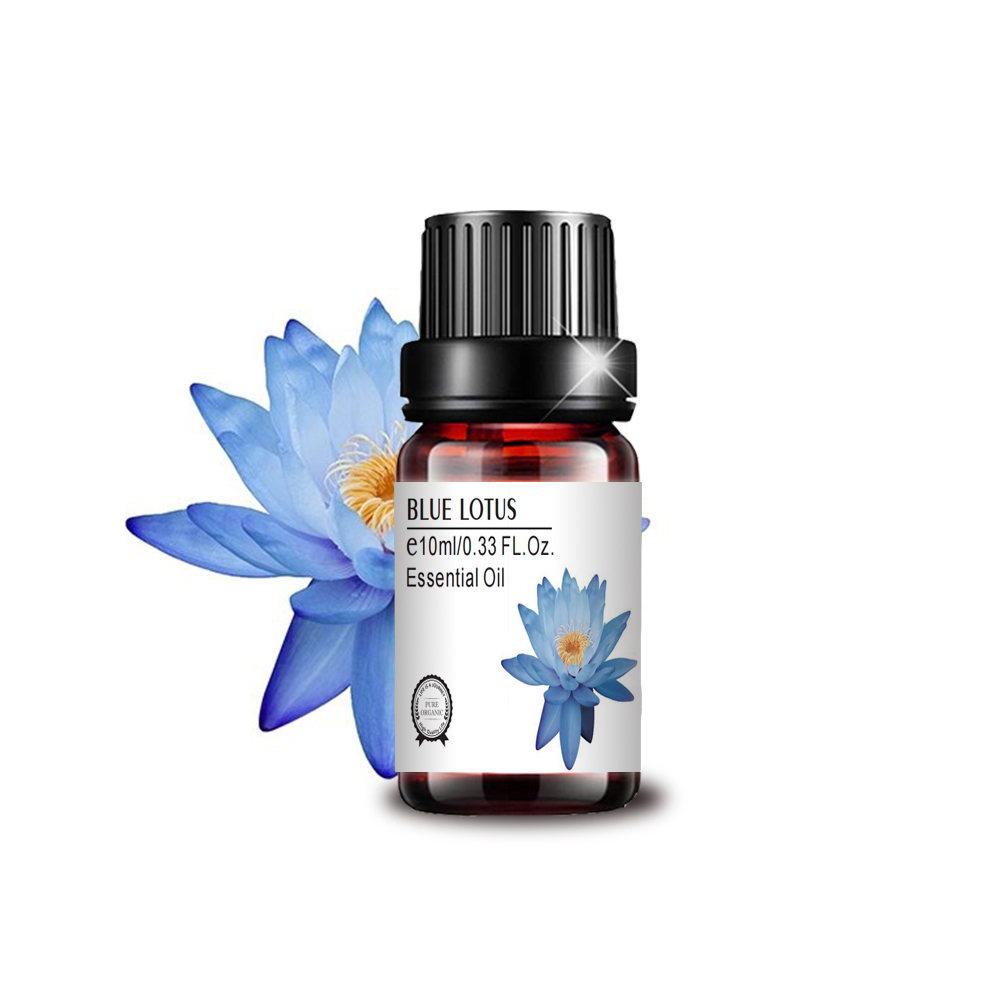 pijat minyak lotus biru berkualitas kosmetik untuk aroma