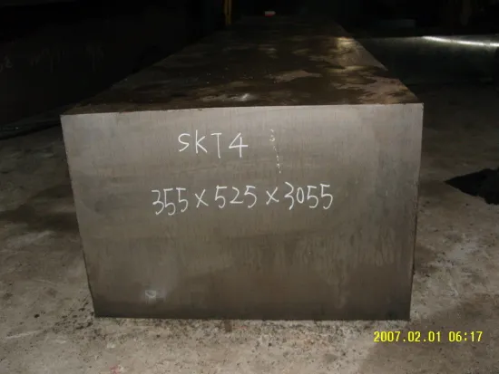 High Forged Hot Work Tool Steel Skt4 , Annealing Harden And Flat