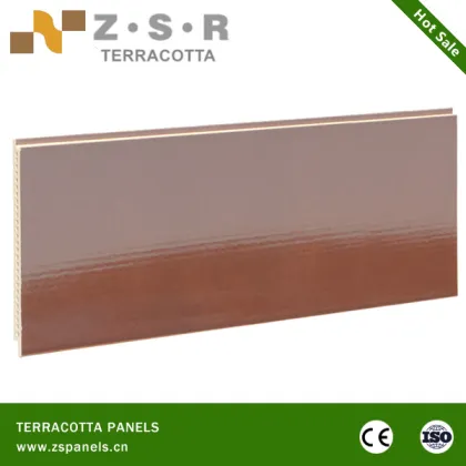 Exterior curtain wall system tiles
