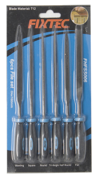 Alat tangan FIXTEC 4 * 160 * 6 T12 set fail 6pcs