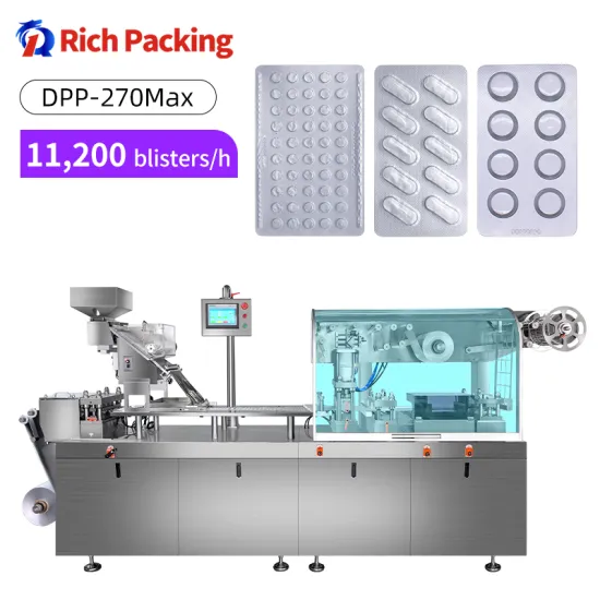 Automatic Aluminum Foil Packing and Plastic Blister Filling Machine