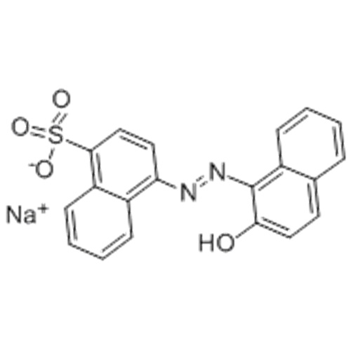 1-नेफ़थलेंसेल्फ़ोनिकैसिड, 4- [2- (2-हाइड्रॉक्सी-1-नेफ़थलीनिल) डायज़ेनिल] -, सोडियम नमक (1: 1) CAS 1658-56-6