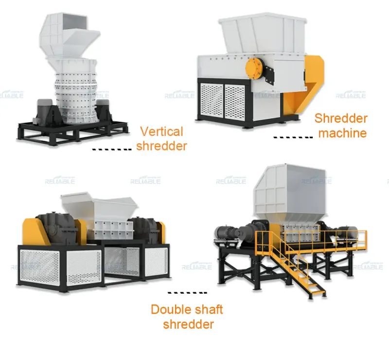 Heavy Duty Scrap Metal Shredder Machine