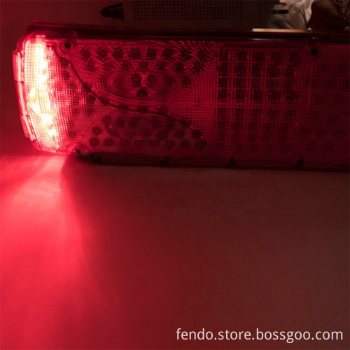 24V 120Leds Combination Tail Lamp - Brake, Stop, Reverse Light for MAN Truck TGA/TGS/TGX