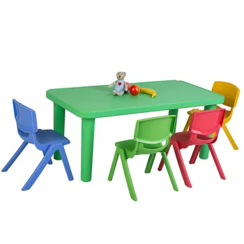 Collapsible Waterproof Kids Table and Chair Set - Portable Child Furniture
