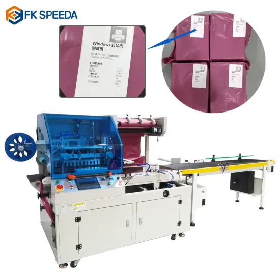 FK-SPEEDA E-Commerce Intelligent Bagging System: Automating Rollbag Packaging, Sealing, Labeling, and Production