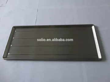 Polished aluminium square plate