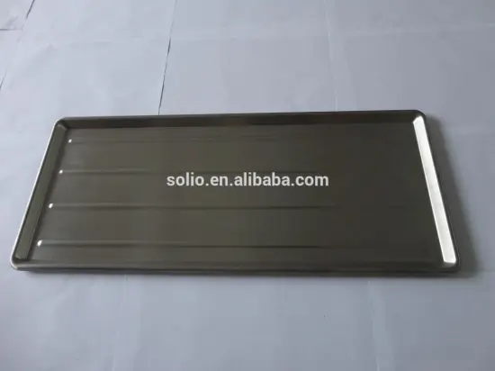 Polished aluminium square plate