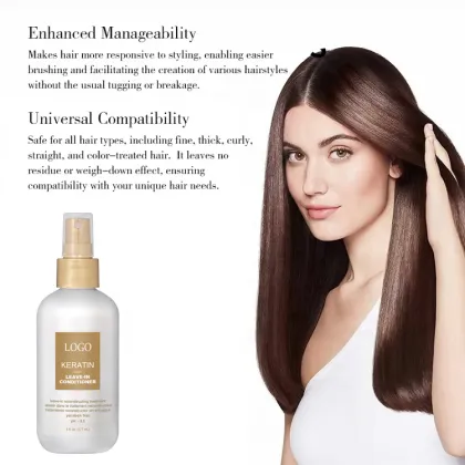 Wholesale Sulfate-Free Hydrating Keratin Leave-In Conditioner Cream