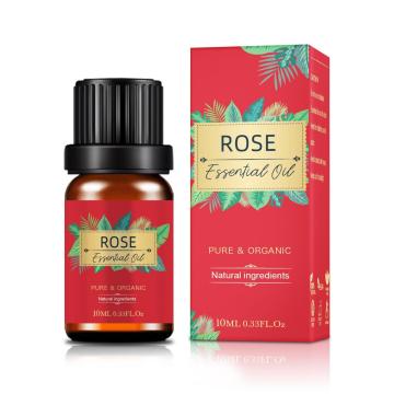 Óleo de massagem essencial de rosa 100% puro corporal orgânico natural Óleo de face rosa Óleo essencial