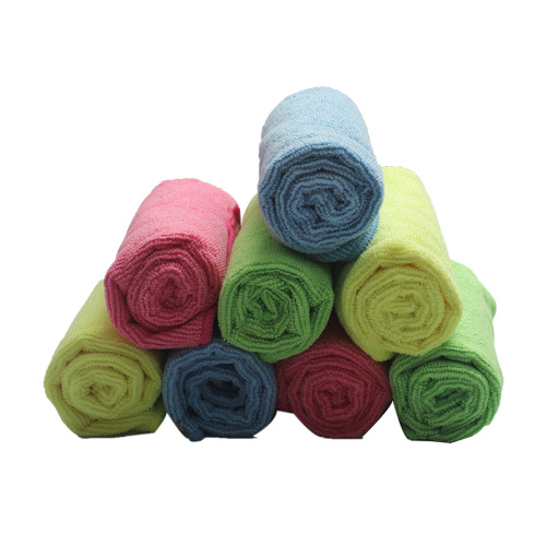 Eco-friendly terry towel Microfiber cleaning cloth warp