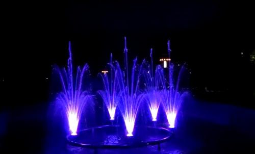 Decoración de jardín Dandelion Water Fountain with Music Show