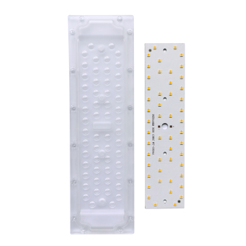 50W Aluminum PCB LED Light Module with Lens - SMD 2835 LED Retrofit Board