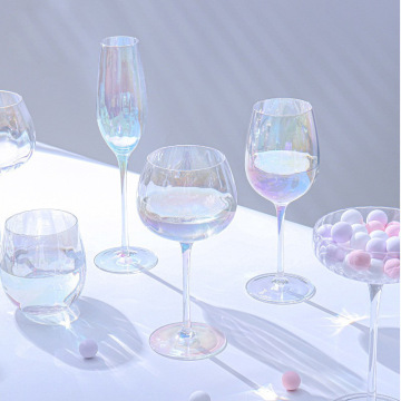 Rainbow Red Wine Cup Goblet Crystal Glass Champagne Cup Wine Cup Gift Set