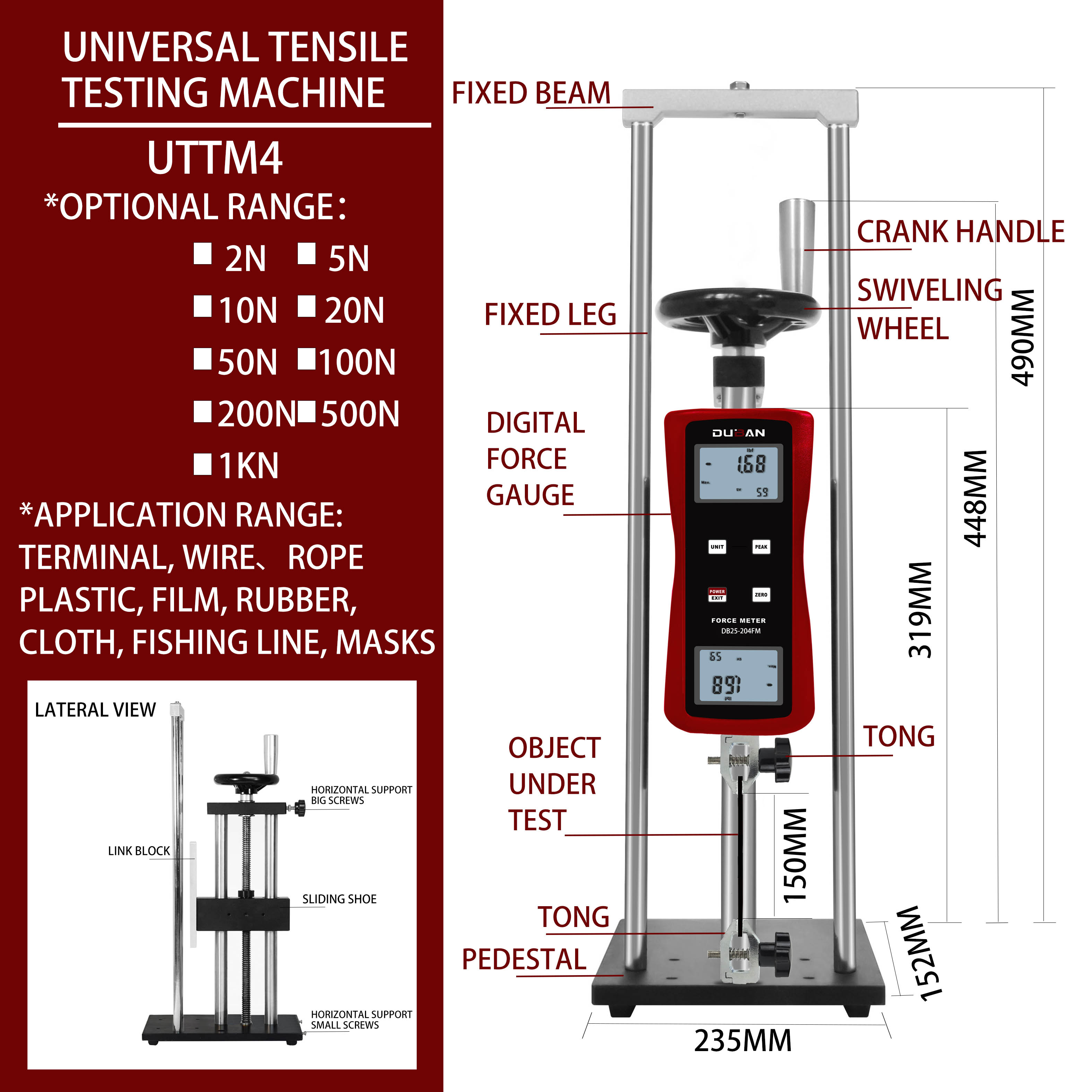 Material testing machine