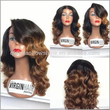 Glueless Ombre Lace Front Human Hair Wigs/ Brazilian Ombre Full Lace Human Hair Wigs For Black Women/Human Hair U Part Wigs