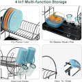 2 Tier Large Capacity Dish Drainer Rack