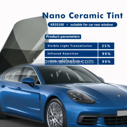 4Mil Safety Tints Ceramic Security Window Tints Anti Scratch 1.52X15M
