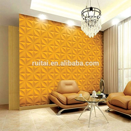 water proof and sound proof pvc 3d wall panel