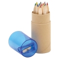 Promotional Colored Pencils i Tube With Sharpener