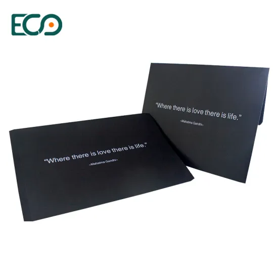 Custom Black A4 A5 Jewelry Phone Cardboard Envelope Mailer Packaging