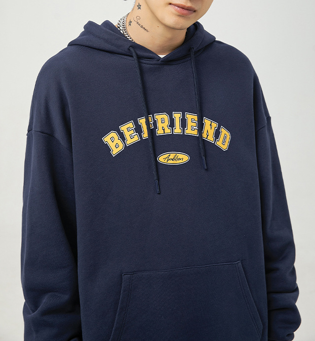 Herrenbrief Grafik Hoodies Pullover Sweatshirt