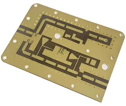 High-frequency power amplifier PCB