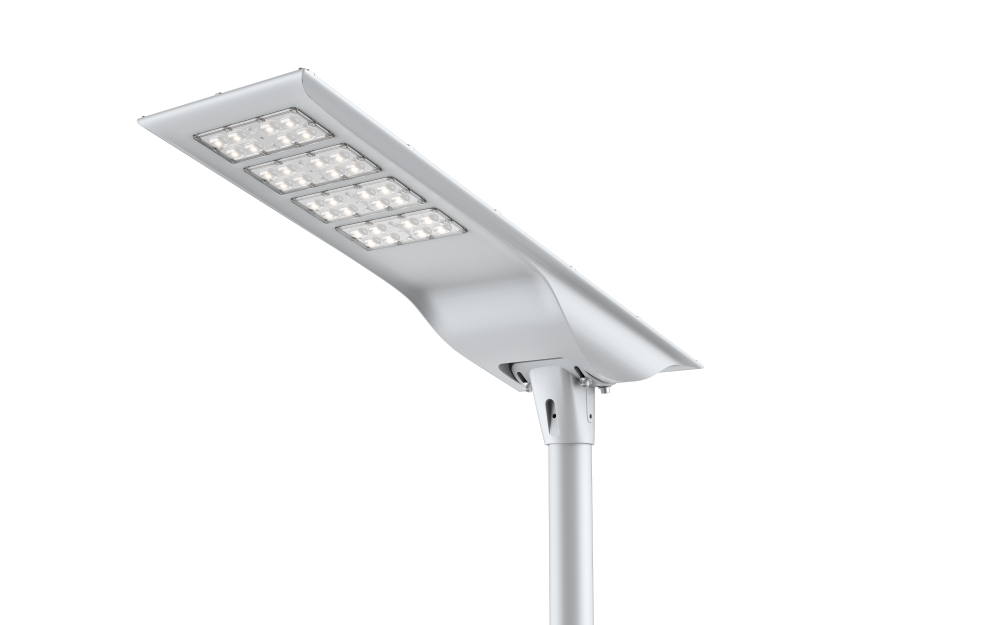 Cuatro filas White White Solar Waterproof Garden Street Light