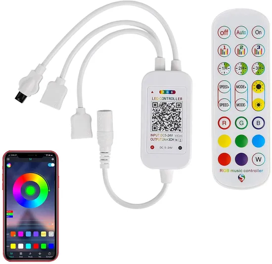 24-Key IR Magic Music RGB Controller: Customizable Lighting and Sound Experience