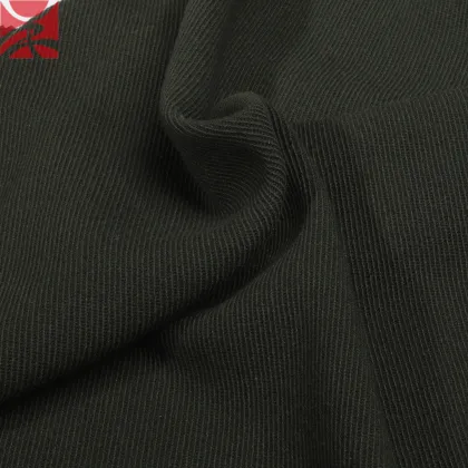 Twill Fabric Wool Polyester Woven Fabric For Clothing