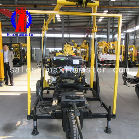 Safe and reliable / XYX-130 wheeled hydraulic core drilling rig