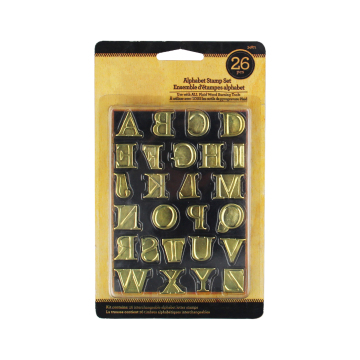 26pcs Wood Metal Alphabet Hot Stamp Set for Branding and DIY Crafts