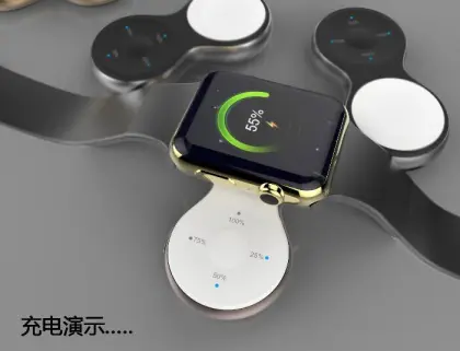 New arrival 600mAh power bank wireless charger for apple watch