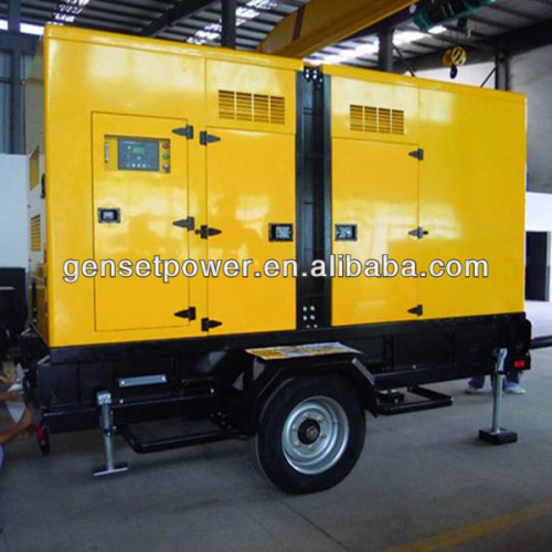Silent 60kva Diesel Generator Trailer Mounted, High Quality Silent