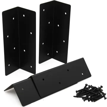 Farmhouse Metal Corner Brackets for Raised Garden Beds and Steel Guards
