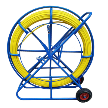 Rodder saluran gentian kaca borong untuk threading kabel
