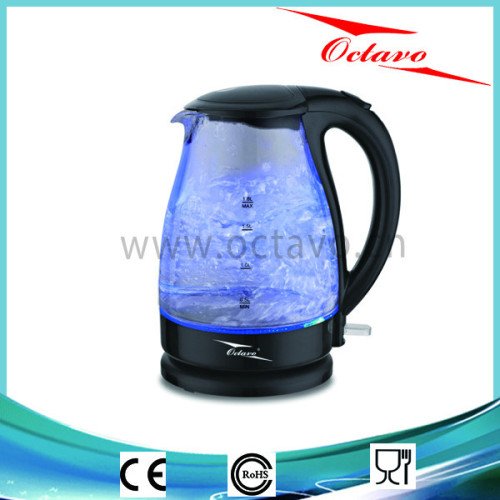 Electric Water Heater 1.8L Cordless Electric Kettle Glass Kettle Heat-ressitant OC-1621