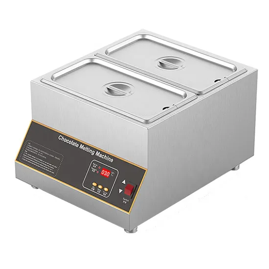 Digital Double Pot Stainless Steel Commercial Electric Chocolate Melter