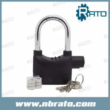 zinc alloy Siren padlock alarm