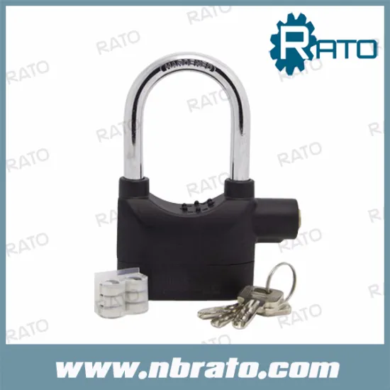 zinc alloy Siren padlock alarm